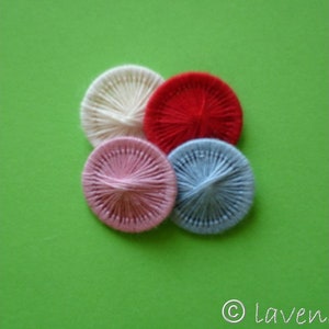 Laundry buttons twine buttons white diameter 15 mm 10 pieces/pack buttons image 3