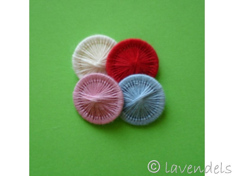 Laundry buttons twine buttons white diameter 15 mm 10 pieces/pack buttons image 3