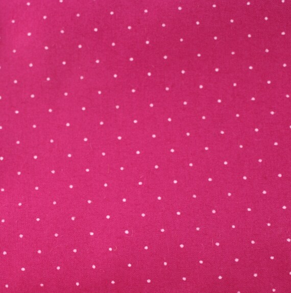 Cotton fabric magenta dots dots polka dots traditional dirndl fabric