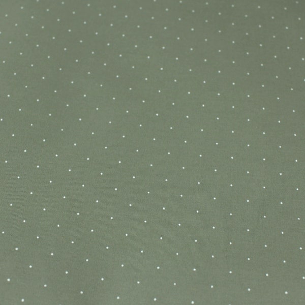 Baumwollstoff lorbeer Pünktchen ~ Punkte  polka  dots Trachtenstoff Dirndlstoff