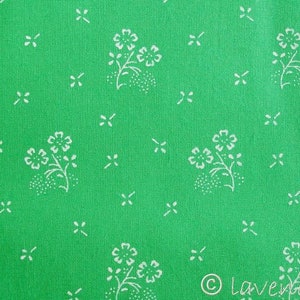 Trachtenstoff enflowers green Dirndl fabric cotton fabric image 1