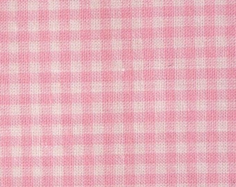 Baumwollstoff ökotex rosa kleinkariert (Karogröße 0,25 x 0,3 cm) Vichy kariert