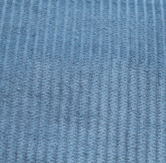 Cord Wide Cord Dove Blue Ökotex Fabric 100% Cotton 280 G/m2