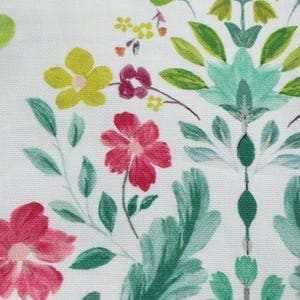 Coupon de tissu en coton de 44 x 142 cm ~ multicolore Gawthorpe StudioG - tissu décoratif Oeko-Tex Clarke & Clarke