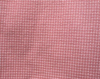 Ökotex cotton fabric * Seersucker rose check