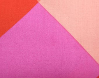 50 x 140 cm scampolo rosa grande a quadretti Nerida Hansen raso Oeko-Tex tessuto di cotone raso di cotone raso