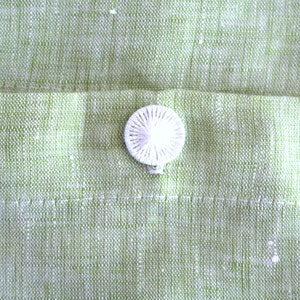 Set duvet cover 135x200 bed linen Ökotex fine light linen ~ with pillow of choice (80/80 or 40/80) lime green green