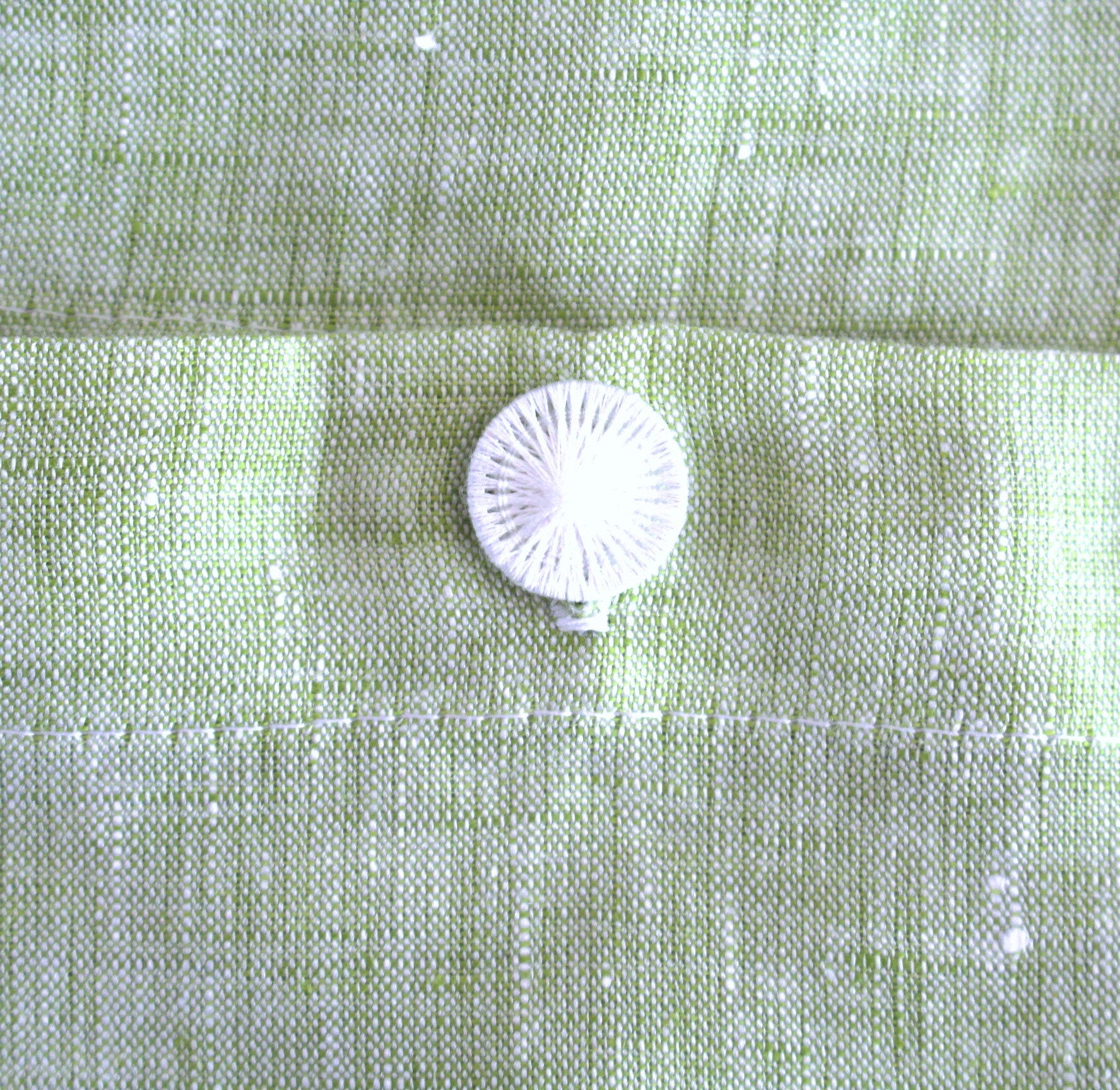 Copripiumino 135x200 Cotone Verde Salvia | Lenzuola Con Rami Floreali E Chiusura Lampo - 3