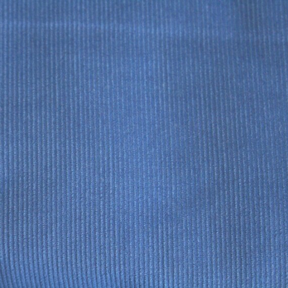 100 x 145 cm Reststück Cord Fein cord königsblau Ökotex Stoff
