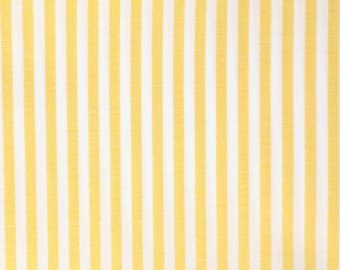 Cotton fabric Ökotex ~ Stripes sun yellow ~ Stripe width 0.3