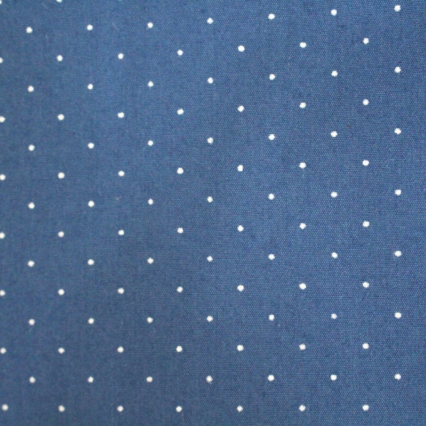 Baumwollstoff himmelblau  Pünktchen ~ Punkte blau polka  dots Trachtenstoff Dirndlstoff