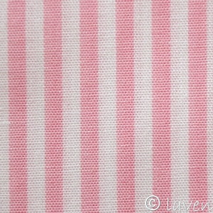 Cotton fabric Ökotex ~ stripes pink and white ~ stripe width 0.25 cm