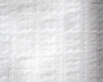Stoff weiß Struktur Baumwollstoff 160 cm breit weiß Popelin Ökotex