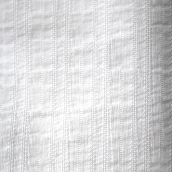 Tissu en coton structuré blanc 160 cm de large popeline blanche Ökotex