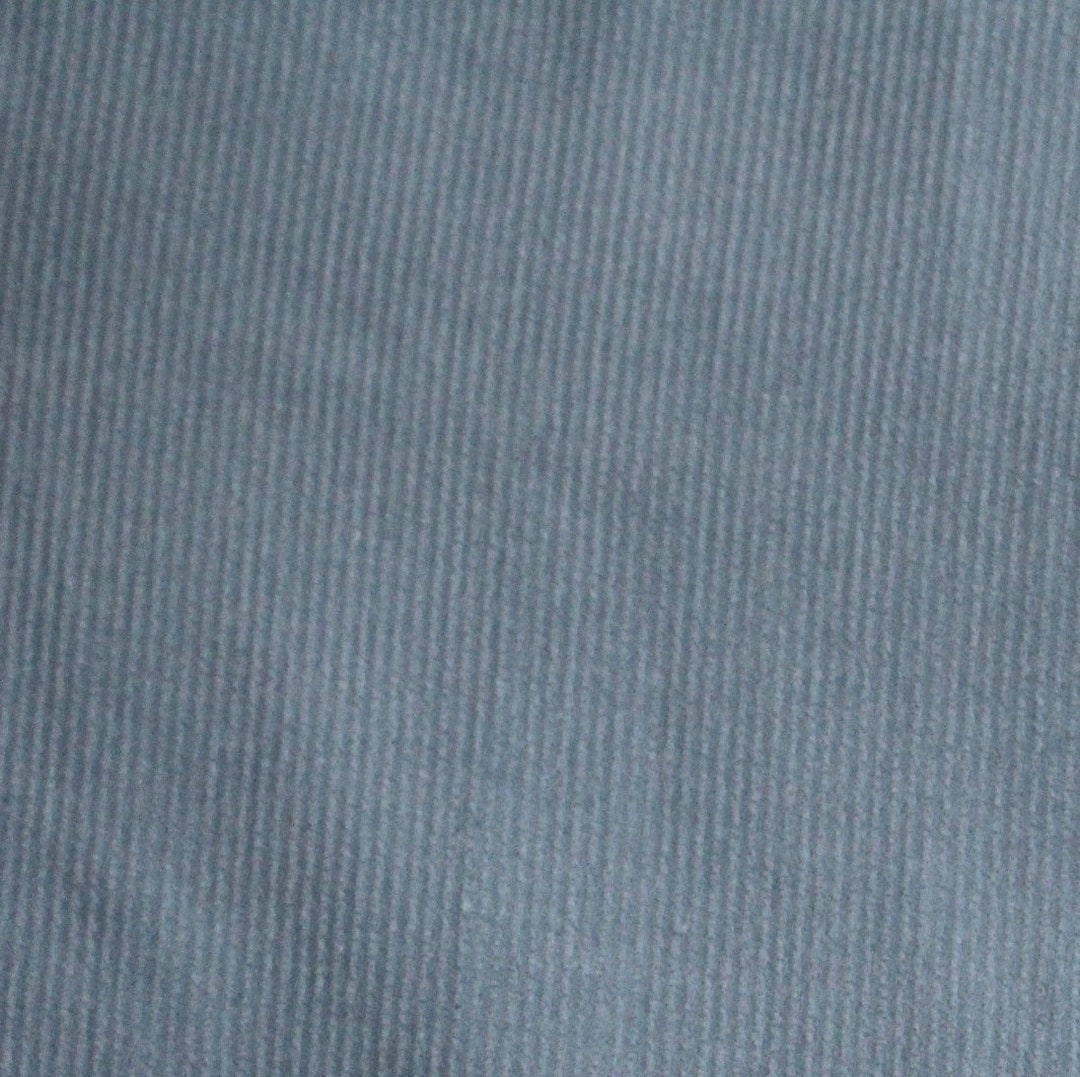 Cord Fine Cord Dove Blue Ökotex Fabric 100% Cotton 280 G/m2, Cord  Babycord Blue