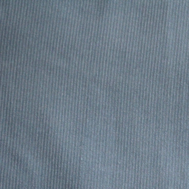Cord Fein cord taubenblau Ökotex Stoff 100 % Baumwolle 280 g/m2, Kord babycord blau Bild 1