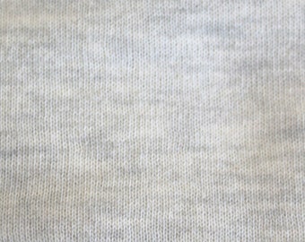 Ökotex Sweat Jersey Stoff Unterseite flauschig weich Steingrau ~ natur ~ 240 g/m2,