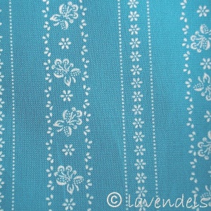 Trachtenstoff - Tends dark turquoise - Dirndlstoff apron fabric cotton fabric