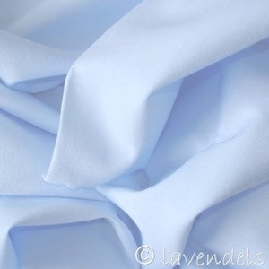 GOTS cotton fabric light blue / baby blue plain uni fabric cotton