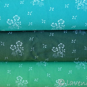 Trachtenstoff enflowers green Dirndl fabric cotton fabric image 3