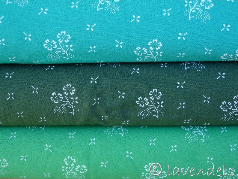 Trachtenstoff enflowers green Dirndl fabric cotton fabric image 3