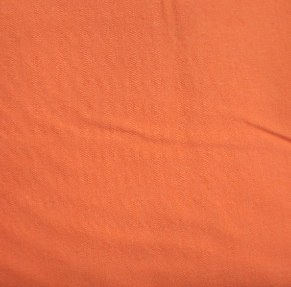 GOTS Baumwollstoff orange einfarbig uni Stoff Baumwolle Popelin