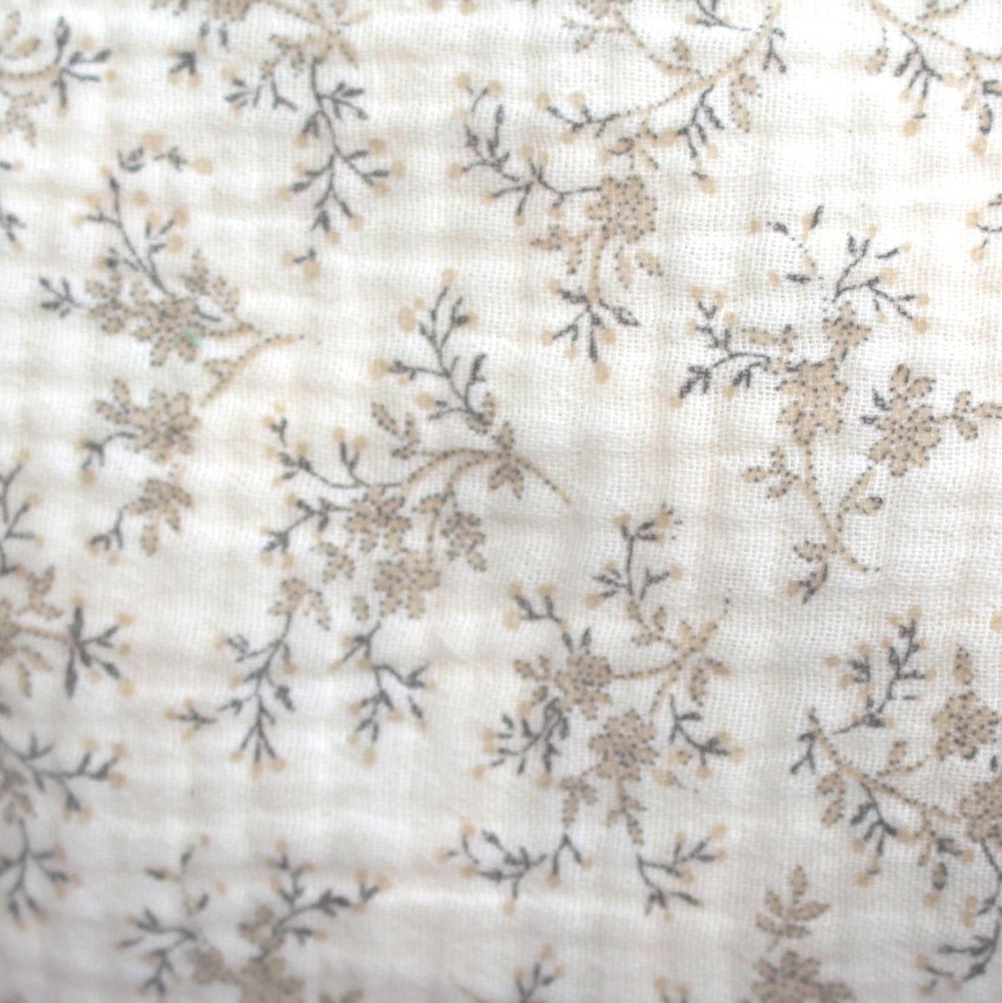 Musselin Double Gauze - Bouquet sand GOTS - Cotton - FeatherLight