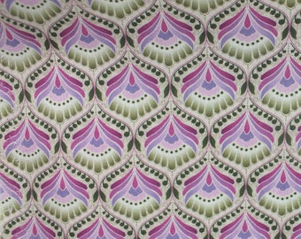 Ökotex ~ " lilac green Charleston ~ 160 cm wide cotton fabric satin cotton satin