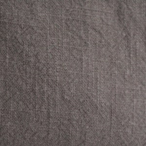 Linen mocha stonewashed 250 g/meter ~ linen fabric