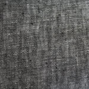 Linen soft anthracite black mottled gray 160 g/m2 ~ linen fabric