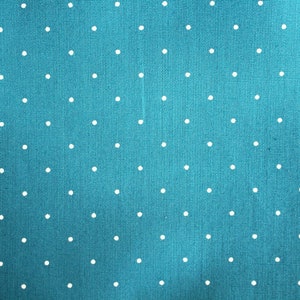 Tecido de algodão opala azul bolinhas ~ bolinhas turquesa bolinhas tecido tradicional tecido dirndl