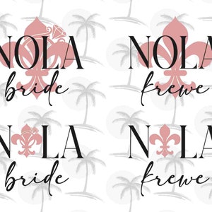 NOLA Bride / Krewe - SVG digital e PNG para vinil