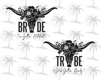 Bride Tribe Boho - ビニール用デジタル SVG および PNG