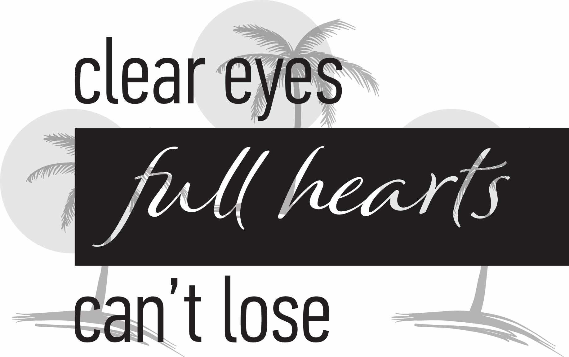 Clear Eyes Full Hearts Can't Lose Digital SVG for Vinyl Etsy