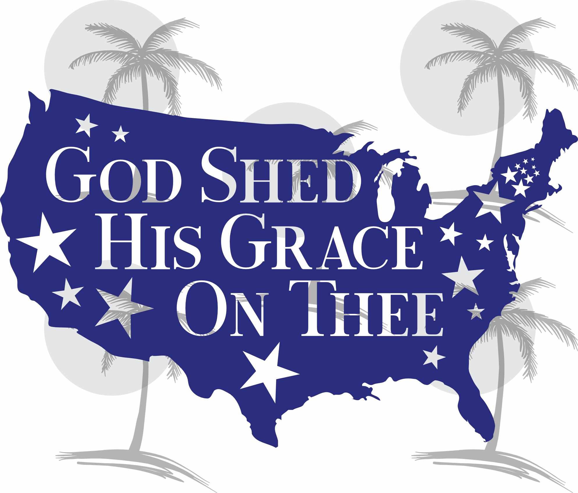 God Shed His Grace On Thee Digital SVG for Vinyl | Etsy