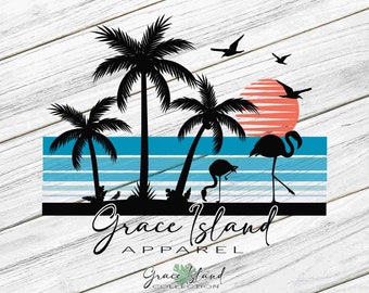 A Little Bit of Paradise - Grace Island Collection - Digital SVG & PNG