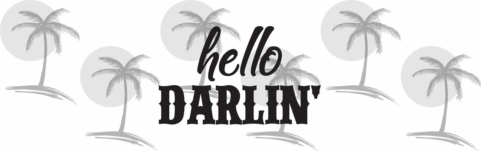Hello Darlin' Digital SVG and PNG for Vinyl - Etsy