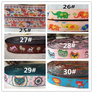 Woven Ribbon jacquard ribbon dog clip 35 patterns option image 7