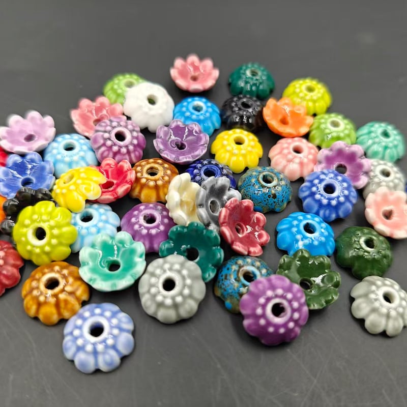 Ceramic Bead Cap - Etsy