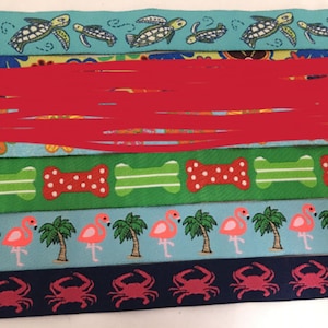 ruban tissé borture motif divers