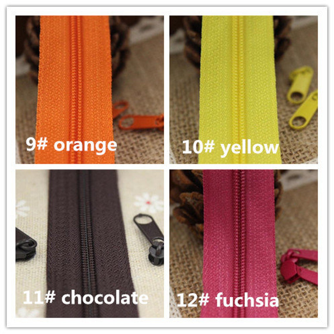 Zipper Number 3 Endless Each Meter Offer 5 Pcs Zips Color Etsy