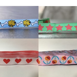 ruban tissé borture motif divers