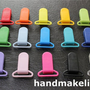 15 pcs Bib Clips Pacifier Clip Plastic passing 2.5cm