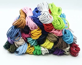 round elastic cord 2.5mm  21 colors option