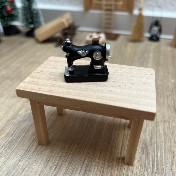 Wichtel Zubehör Nähmaschine Miniatur