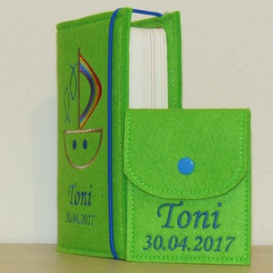 Rosenkranztasche mit Name und Datum Bild 6