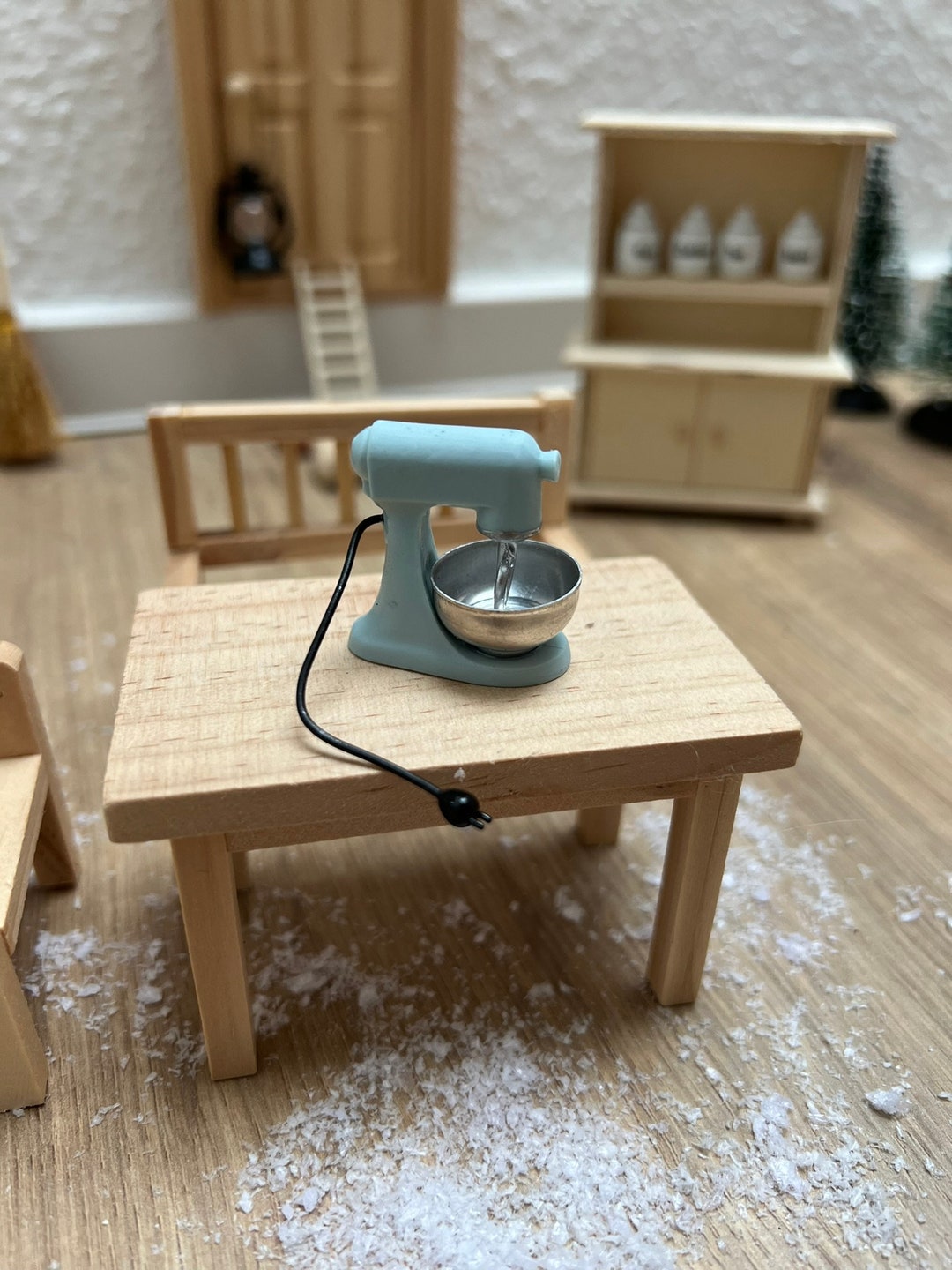 Melody Jane Puppenhaus Mikrowelle Miniatur – Schwarz, Modernes Küchenzubehör Im Maßstab 1:12