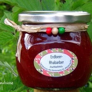 Strawberry-rhubarb fruit spread image 1