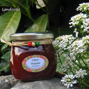 Strawberry-rhubarb fruit spread image 2