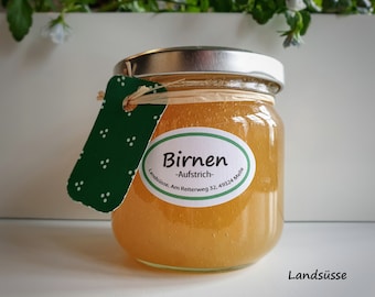 Birnen -  Fruchtaufstrich, aromatisch